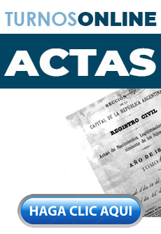 Solicitar Turno Actas