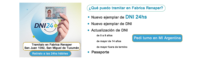 Realizar DNI 24hs
