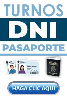 Solicitar Turno DNI y Pasaporte